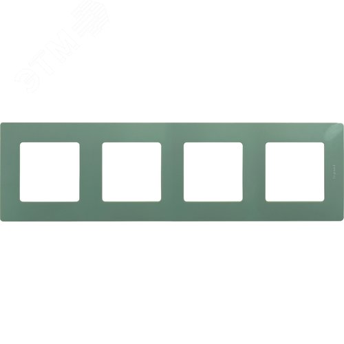 Рамка 4-местная светлая галька ETIKA - фото 2