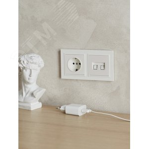 BRITE Рамка 2 поста IP44 РУ-2-БрБ-44 белый - фото 6