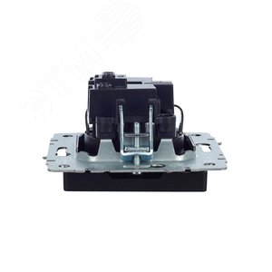 BRITE Розетка с заземлением без защитных шторок 16А РС11-1-0-БрЧ черный - фото 6