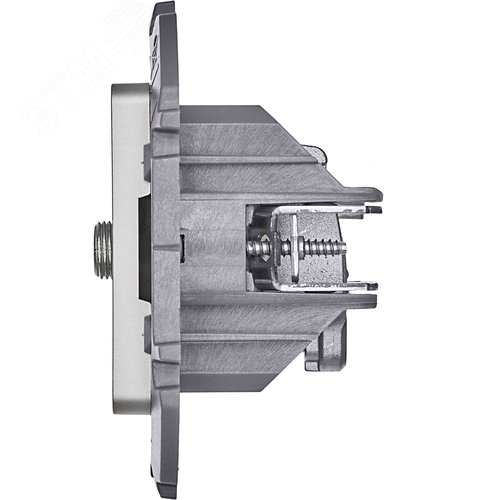 Розетка двойная TV+SAT тип звезда двухкабельная алюминий INSPIRIA - фото 5