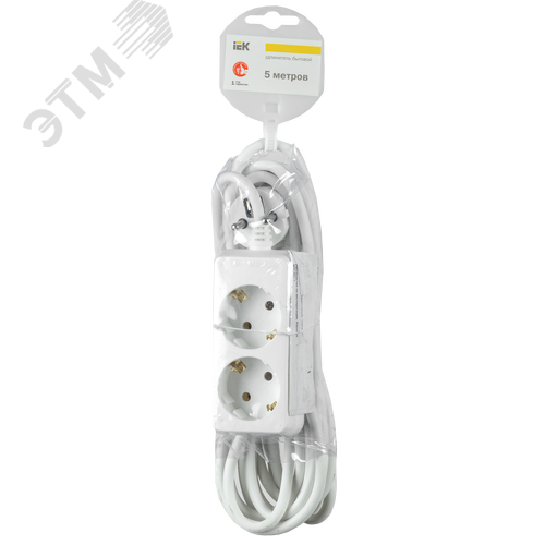 Удлинитель У02 2 места 2Р+РЕ/5м 3х1мм.кв 16А/250В - фото 2