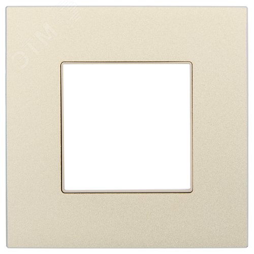 SKANDY Рамка 1-местная SK-F31Sh металл шампань IEK - фото 4