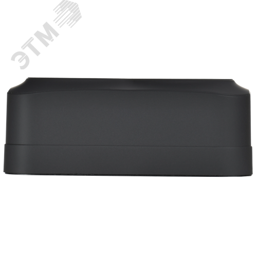 GLORY Розетка 2-местная для открытой установки с заземлением без защитных шторок 16А РС22-3-ХЧм черный матовый IEK - фото 5