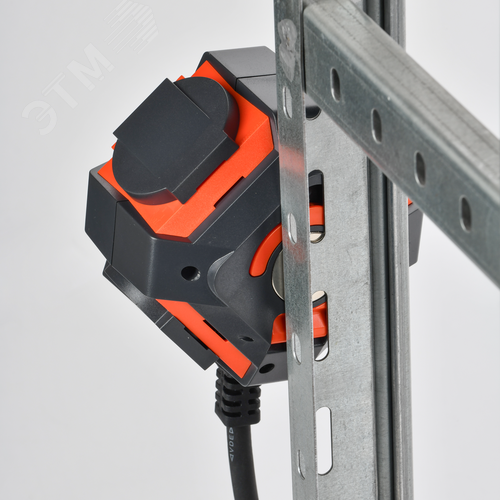 Удлинитель на магните У04В 4 места с защитными крышками IP44 с заземлением 2P+PE 5 метров КГ 3х1,5мм2 16А/250В IEK - фото 8