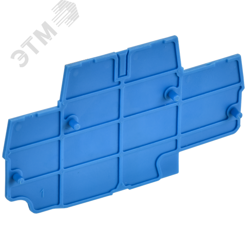 Изображение товара ARMAFIX Заглушка EPCXDL2.5 BU для колодки клеммной CXDL2.5 синяя IEK (шт)