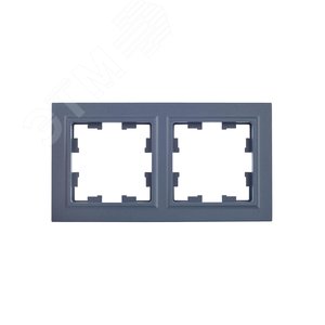 BRITE Рамка 2 поста РУ-2-БрМ маренго - фото 2