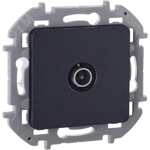 Изображение товара Розетка TV тип звезда антрацит INSPIRIA (шт)