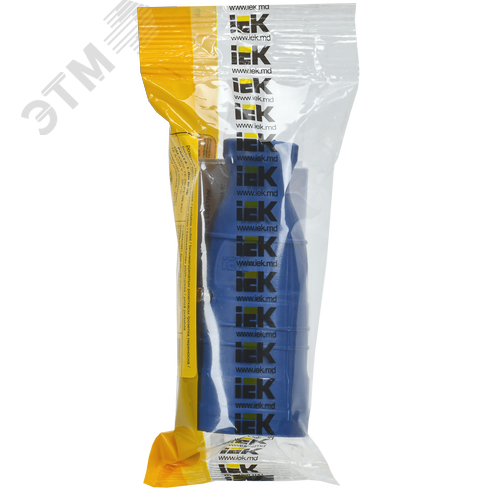 Розетка переносная РБп14-1-0м IP20 синяя OMEGA - фото 2