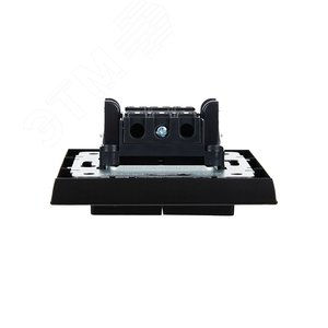 BRITE Выключатель двухклавишный 10А в сборе ВСР10-2-0-БрЧ черный IEK - фото 4