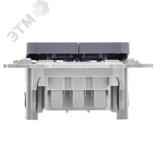 FLITE Выключатель 2-клавишный 10А ВС12-1-0-ФлМ маренго IEK - фото 6