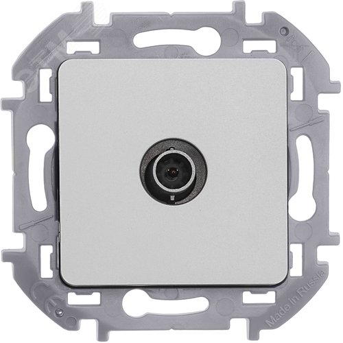 Розетка TV тип звезда алюминий INSPIRIA - фото 4