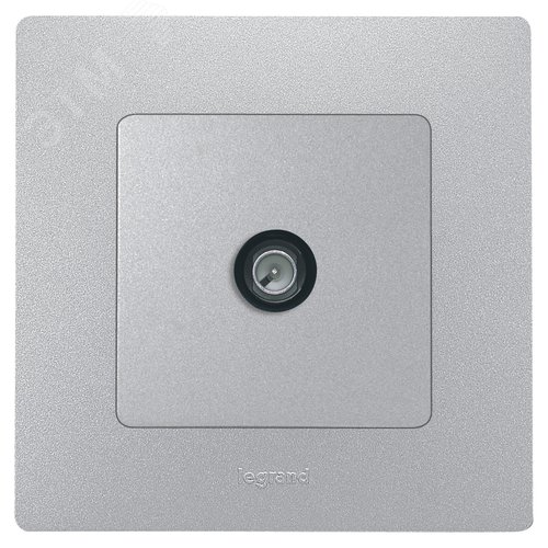 Розетка TV оконечная алюминий ETIKA - фото 5