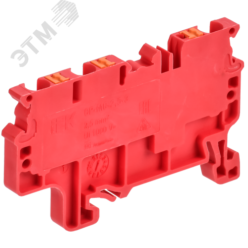 ARMAFIX Клемма пружинная Push In CP-MC 3 вывода 2,5мм2 красная IEK - фото 3