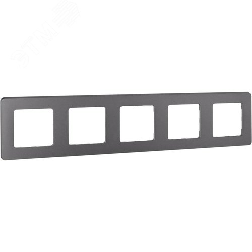 Рамка 5-местная дымчатый INSPIRIA - фото 1