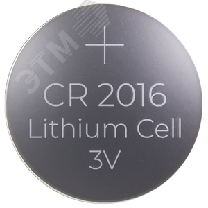 Батарейка дисковая литиевая CR2016 (1шт/блистер) IEK - фото 2