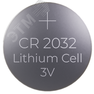 Батарейка дисковая литиевая CR2032 (1шт/блистер) IEK - фото 2