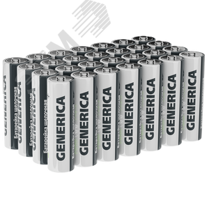 Батарейка щелочная Alkaline LR06/AA (28/бокс) GENERICA ABT-LR06-ST-B28-G IEK - 2