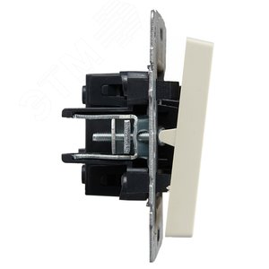 BRITE Выключатель одноклавишный с индикацией 10А ВС10-1-1-БрКр бежевый - фото 3