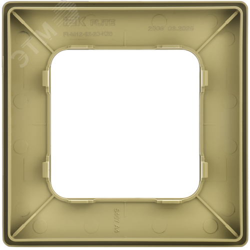 FLITE CLASSIC Рамка 1-местная РУ-1-К-ФлО оливковый IEK - фото 3