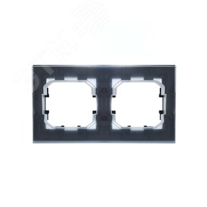 BRITE Рамка 2 поста IP44 РУ-2-БрМ-44 маренго - фото 4