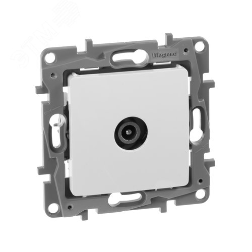 Изображение товара Розетка TV проходная белый ETIKA (шт)