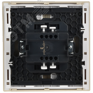 FORTE&PIANO Выключатель 1-клавишный самовозвратный 10А FP410 ваниль IEK - фото 6