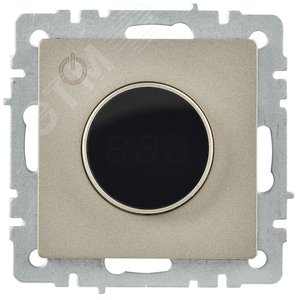 BRITE Термостат электронный с индикацией ТС10-1-БрШ шампань IEK - фото 2