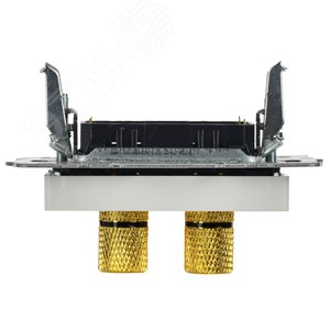 BRITE Аудиорозетка 4 поста РА10-БрБ белый - фото 6