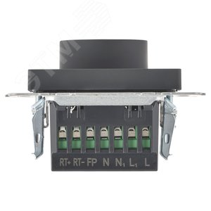 BRITE Термостат электронный с индикацией ТС10-1-БрГ графит IEK - фото 5