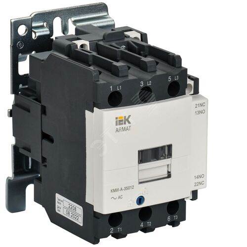 Изображение товара ARMAT Контактор КМИ-А-35012 LC1D 50А 48В/АС3 1NO/1NC (шт)