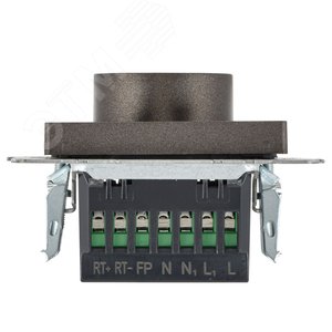 BRITE Термостат электронный с индикацией ТС10-1-БрТБ темная бронза IEK - фото 5