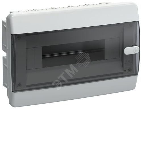 Изображение товара UNION Compact Корпус пластиковый ЩРВ-П-12 IP41 черная прозрачная дверь (шт)