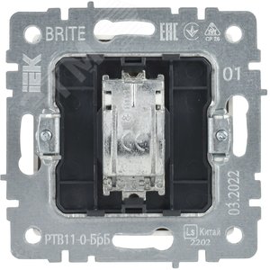 BRITE Розетка TV оконечная РТВ11-0-БрБ белый - фото 4