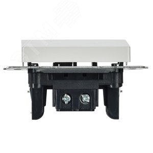 BRITE Выключатель одноклавишный самовозвратный 10А ВС10-1-4-БрБ белый - фото 6