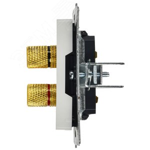 BRITE Аудиорозетка 4 поста РА10-БрБ белый - фото 7