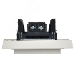 BRITE Выключатель одноклавишный 10А в сборе ВСР10-1-0-БрБ белый - фото 6