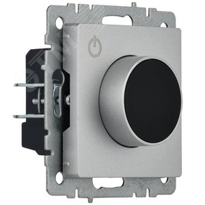 BRITE Термостат электронный с индикацией ТС10-1-БрА алюминий IEK - фото 3