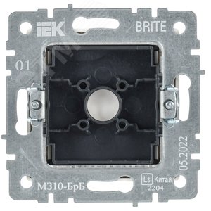 BRITE Заглушка с суппортом МЗ10-БрБ белый - фото 4