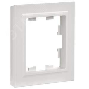 BRITE Рамка 1 пост РУ-1-БрБ белый - фото 5