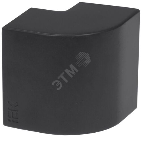 Изображение товара ELECOR Угол внешний КМН 25х16 черный (4шт/компл) (компл)