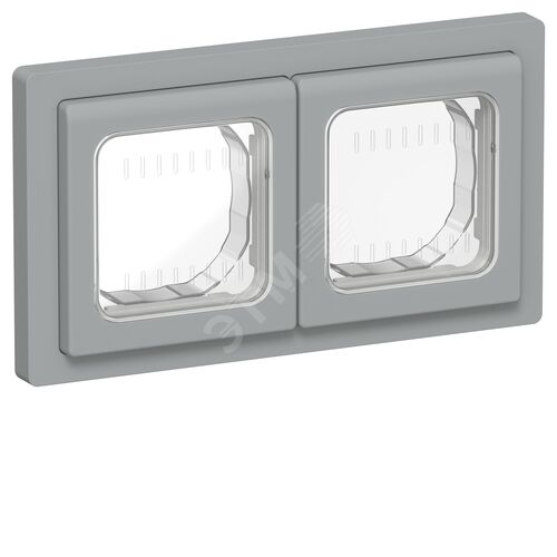 Изображение товара FLITE Рамка 2-местная IP55 Рпро-2-55-ФлС серый (шт)