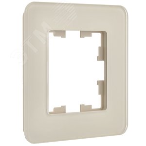 BRITE Рамка 1 пост РУ-1-2-Бр стекло песчаный RE IEK - фото 3