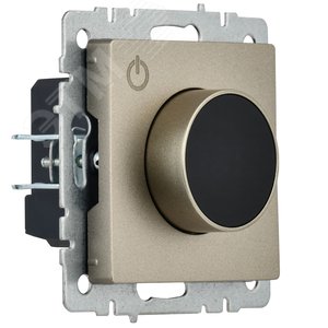 BRITE Термостат электронный с индикацией ТС10-1-БрШ шампань IEK - фото 3