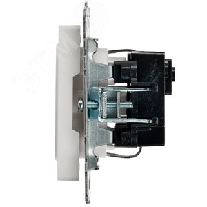 BRITE Розетка с заземлением с защитными шторками 16А РС14-1-0-БрБ белый - фото 6