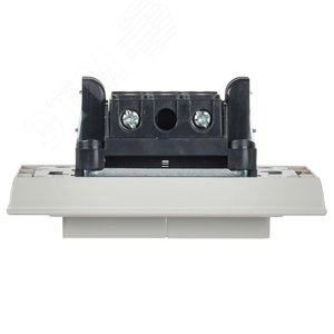 BRITE Выключатель двухклавишный 10А в сборе ВСР10-2-0-БрБ белый - фото 6