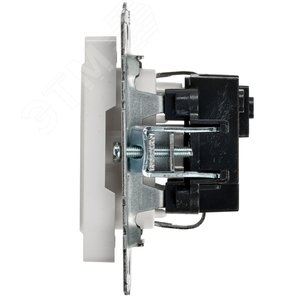 BRITE Розетка с заземлением без защитных шторок 16А РС11-1-0-БрБ белый - фото 6