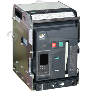 Изображение товара Выключатель автоматический воздушный выдвижного исполнения 3P типоразмер B 85кА 2000А расцепитель TD с комплектом аксессуаров 220В (шт)