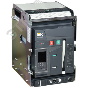 Изображение товара Выключатель автоматический воздушный выдвижного исполнения 3P типоразмер D 85кА 2500А расцепитель TD с комплектом аксессуаров 220В (шт)