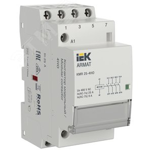 Изображение товара Контактор модульный KMR 25А 48В AC 4НО (шт)