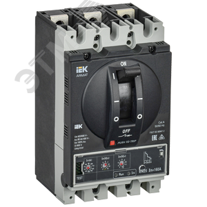 Изображение товара Выключатель автоматический в литом корпусе ARMAT 3P типоразмер D 85кА 160А расцепитель электронный стандартный (шт)